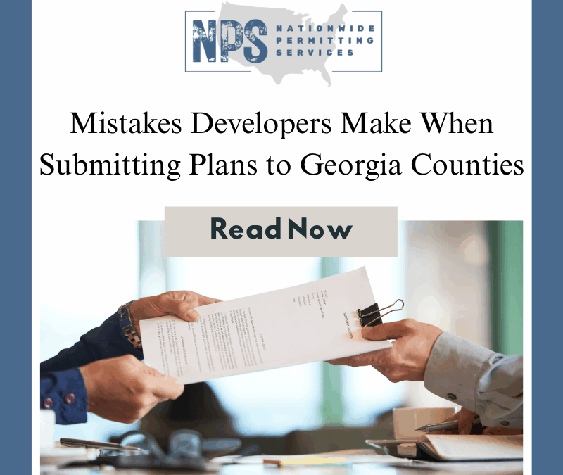 Top Mistakes Developers Make When Submitting Plans to Georgia Counties